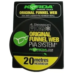 Rezerva Plasa Solubila Korda PVA Original Funnel Web Refill, Hexmesh, 5m