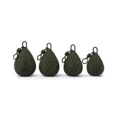 Plumb Para cu Vartej FOX Camotex Pear Swivel Lead