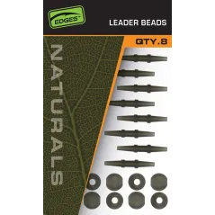 Kit Montura Fox Edges Naturals Leader Bead Kit, 8buc/plic