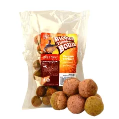 Boilies de Carlig Benzar Mix Turbo Bicolor, 20mm, 250g, Krill Scopex
