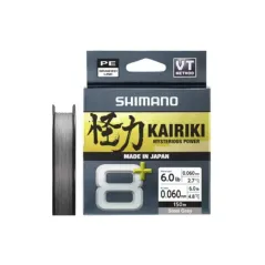 Shimano Kairiki 8+ Steel Gray, 150m
