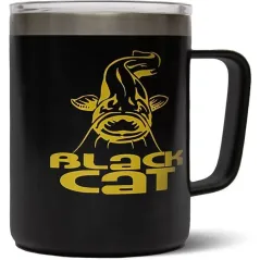 Cana Inox Black Cat Stainless Steel Thermal Mug