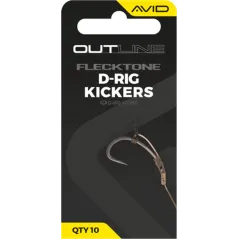 Line Aligner Avid Carp Outline FleckTone D-Rig Kicker, 10buc/plic