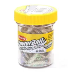 Naluca Berkley PowerBait Power Honey Worm Natural/Scales, 60g, 55buc/borcan