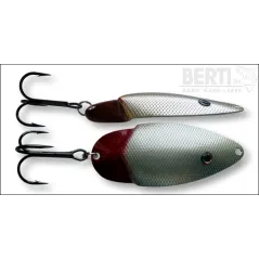 Lingura Oscilanta BERTIlure Lucky Redtail XXL Silver Amprenta Patrate, 7.8cm 13g