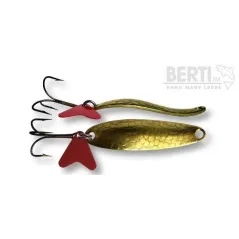 Lingura Oscilanta BERTI Taifun Nr.2, Amprenta Dragon Skin, Gold, 6.5cm, 6g