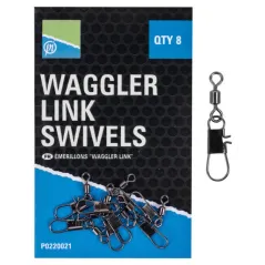 Agrafa cu Vartej Preston Waggler Link Swivels, 8buc/plic