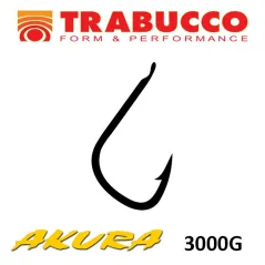 Carlige Trabucco Akura 3000G, 15buc/plic