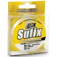 Fir Fluorocarbon Sufix Invisiline Clear W/Socket, 20m