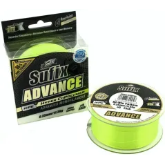 Fir Monofilament Sufix Advance HMPE Hyper CoPolymer, Hi Vis Yellow, 300m