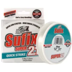 Fir Monofilament Sufix Super 21 Low Stretch, Clear, 300m