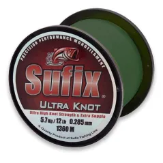 Fir Monofilament Sufix Ultra Knot Smoke Green, 690m - 1306m