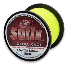 Fir Monofilament Sufix Ultra Knot Yellow, 640m - 2400m