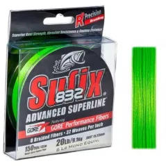 Fir Textil Sufix 832 Neon Lime, 120m