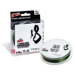 Fir Textil Sufix X8 PE Braided Cord, Stealth Green, 135m