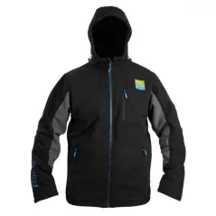 Jacheta Preston Windproof Hooded Fleece, Grey/Black