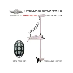 Motor Electric Barca Haswing Cayman B GPS Gen 1.6 55lb White