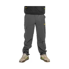 Pantaloni Zip-Off Black Cat Trousers, Grey