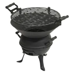 Gratar pe Carbuni Cattara KETTLE, Grila din Fonta, 35cm