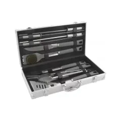 Set ustensile pentru gratar Cattara gama Grey, 11 piese