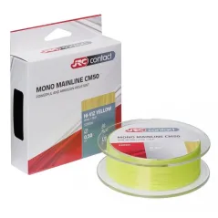 Fir Monofilament JRC Contact CM50, HViz Yellow, 600m