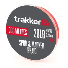 Fir Textil Trakker Spod & Marker Braid, Rosu, 300m