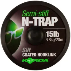 Fir Textil Cu Camasa Korda N-Trap Semi-Stiff Silt, 20m