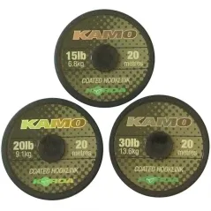 Fir Textil cu Camasa Korda Kamo Coated Hooklink, 20m
