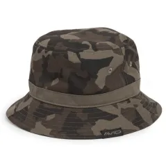 Palarie Avid Carp Distortion Dark Camo Bucket Hat