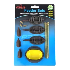 Set Method Feeder Inline Dura Flat PROFL XL: 30g, 40g, 50g