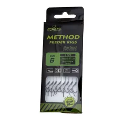  Carlige Legate Method Feeder Rigs cu Spin,ProFL