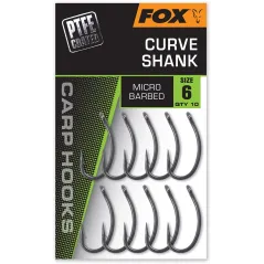 Carlige Fox Curve X Shank Micro Barbed, 10buc/plic