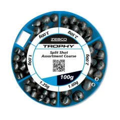 Plumbi Despicati Zebco Trophy Split Shot Assortment Coarse,100g