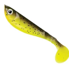 Shad Berkley Pulse Shad, Brown Chartreuse, 8cm