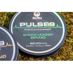 Fir Textil Shock Leader Guru Pulse 9 , 0.20mm, 13.5kg, 100m