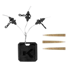 Monturia Helicopter Korum Smokescreen Tungsten Speci Heli Kit, 3buc/set