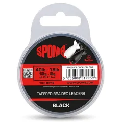 Fir Textil Inaintas Spomb Tapered Braided Leaders 40lb-18lb