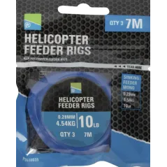 Carlige Legate Preston Helicopter Feeder Rigs, 7m
