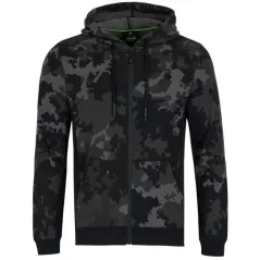 Hanorac Korda Zip Hoodie, Black Kamo