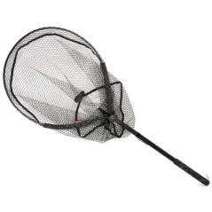 Minciog Telescopic cu Plasa Cauciucata Fox Rage Short Street Fighter Carbon Net, 40x50cm, 40cm