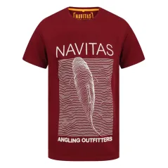 Tricou Navitas Joy Burgundy T-Shirt