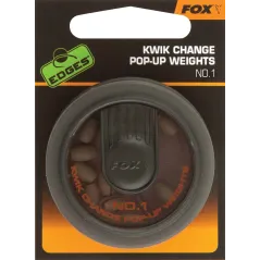 Plumbi Fox Kwik Change Pop-Up Weights, No.1, 10buc/blister