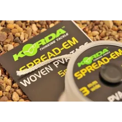 Banda Solubila PVA Korda Spread-Em Woven, 3mm, 5m