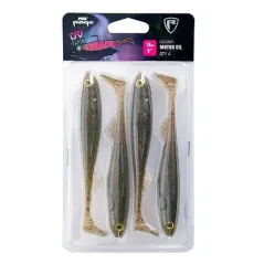 Shad Fox Rage Slick Ultra UV, Motoroil, 13cm, 4buc/blister