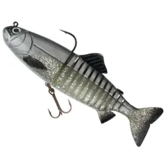 Swimbait FOX Rage Replicant Jointed, UV Silver Bait Fish, 23cm, 150g