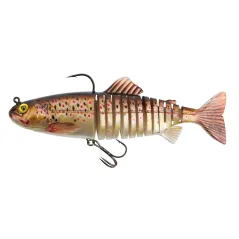 Swimbait Fox Rage Replicant Trout Jointed, Supernatural Brown Trout, 23cm, 130g