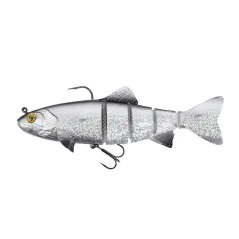 Swimbait FOX Rage Replicant Jointed, UV Silver Bait Fish, 18cm, 80g
