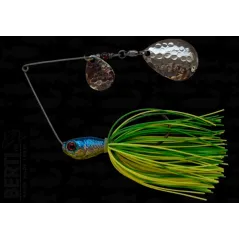 Bertilure Spinnerbait Colorado Nr.2 Colorado Deep Cup 14g Skirt Siliconic Lime - Chartreuse