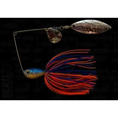 Bertilure Spinnerbait Colorado Nr.2 Salcie Nr.2 14g Skirt Siliconic Blue - Orange
