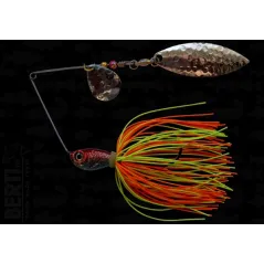 Bertilure Spinnerbait Colorado Nr.2 Salcie Nr.2 14g Skirt Siliconic Orange - Chartreuse